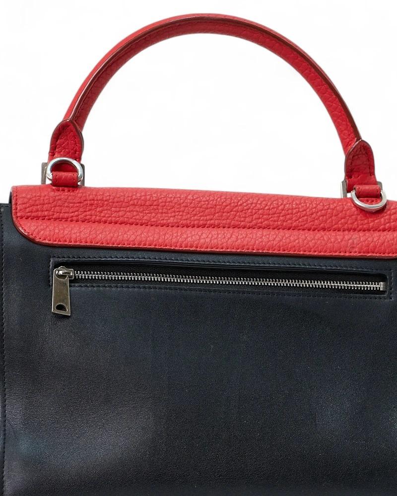 Celine Trapeze Medium Tricolor Rossa en venta 4
