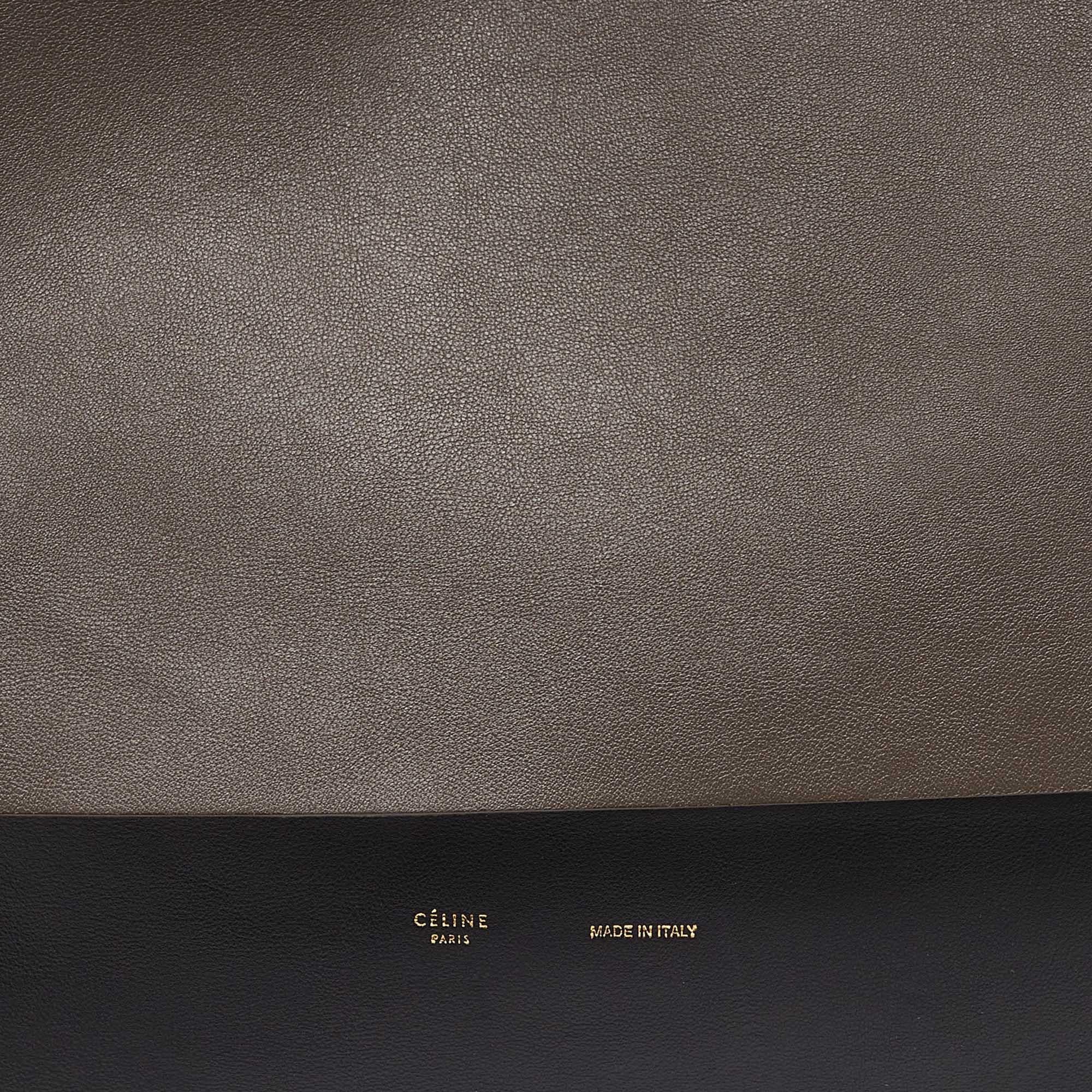 Celine Tri Color Leather All Soft Flap Shoulder Bag 1