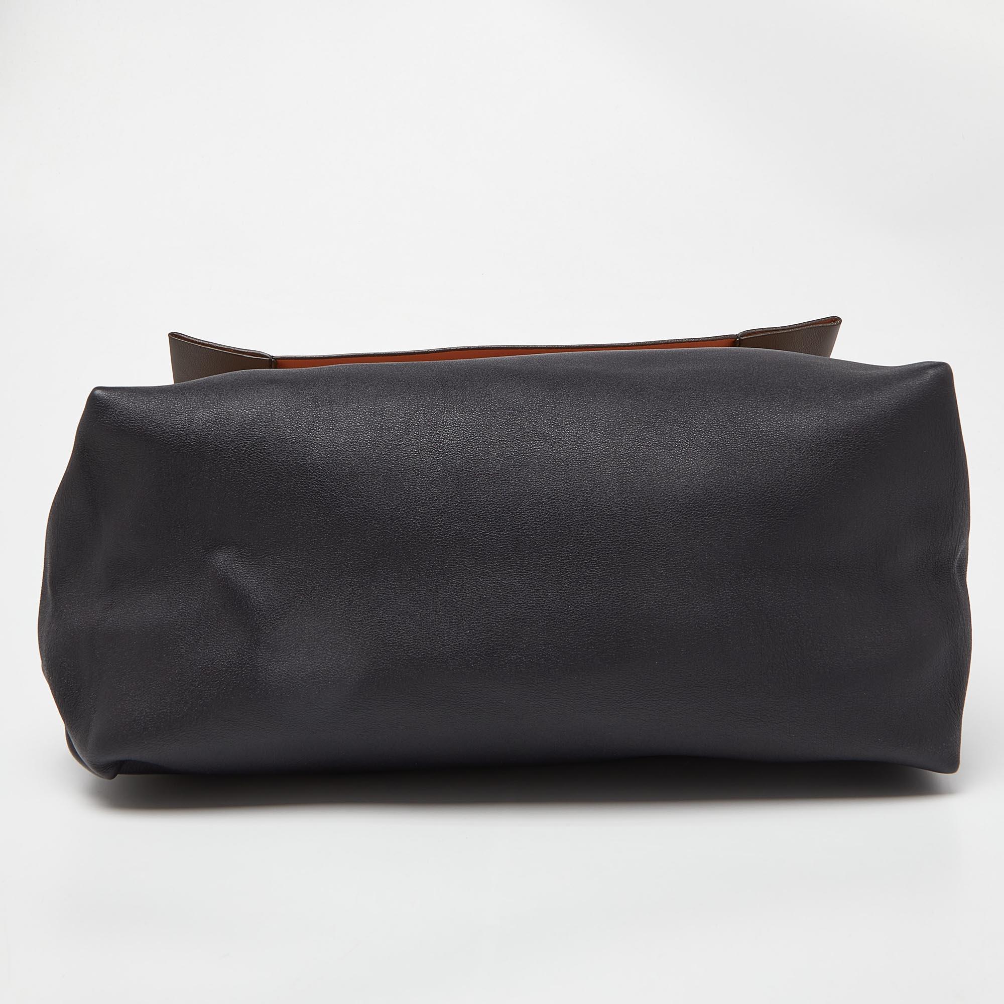 Celine Tri Color Leather All Soft Flap Shoulder Bag 2