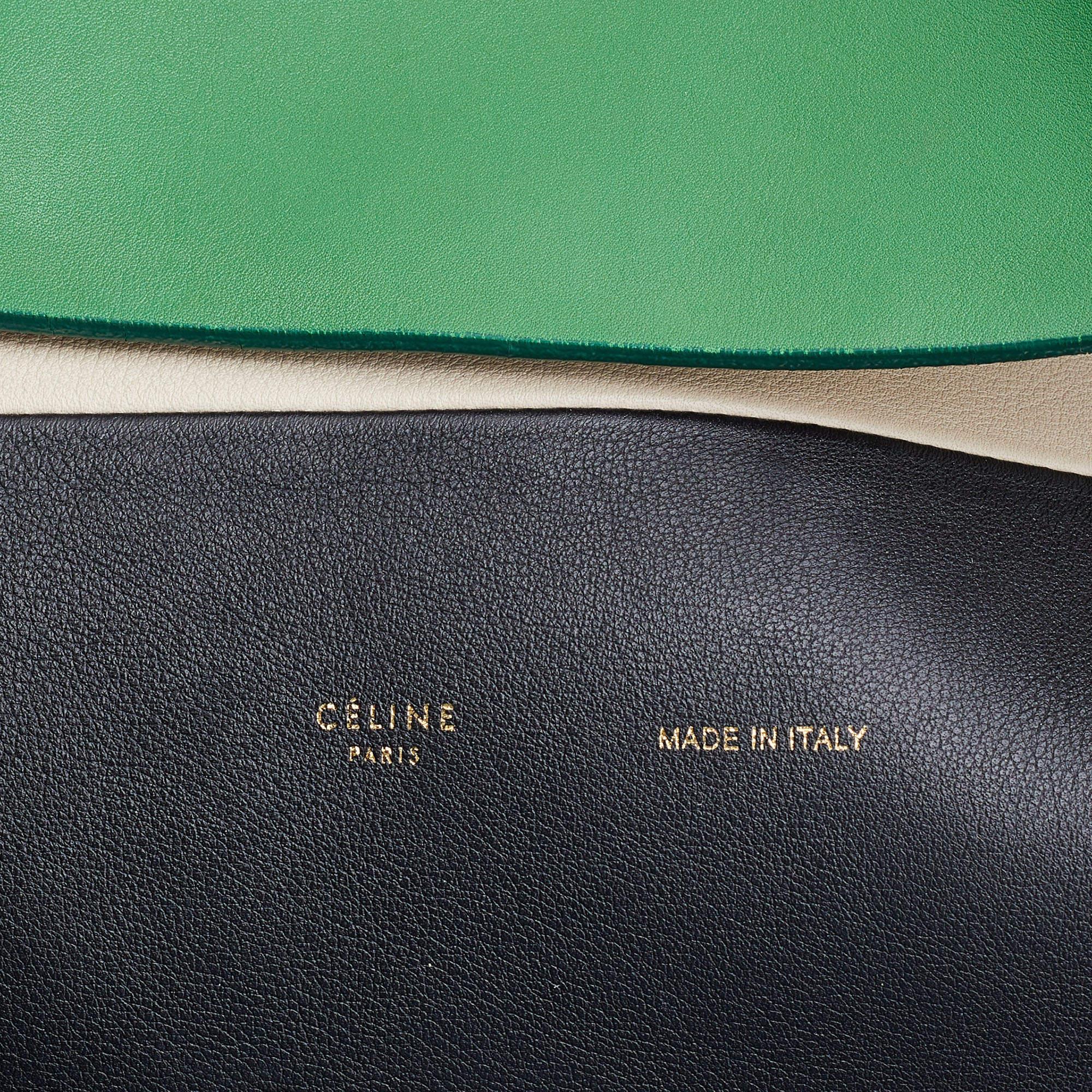 Celine Tri Color Leather All Soft Shoulder Bag 6