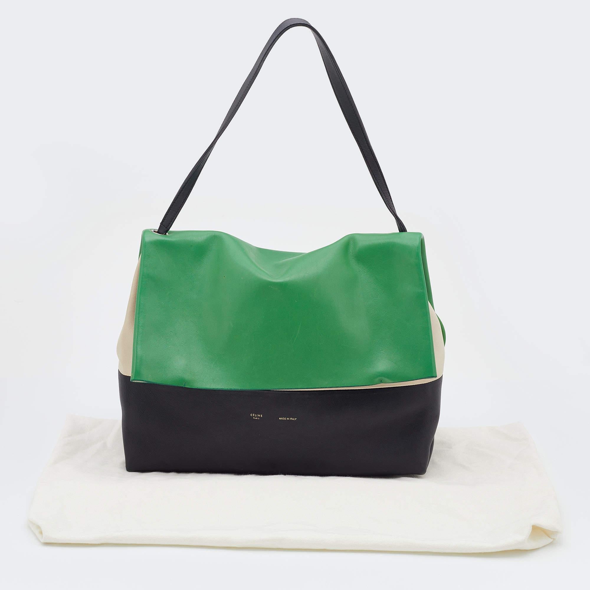 Celine Tri Color Leather All Soft Shoulder Bag 7