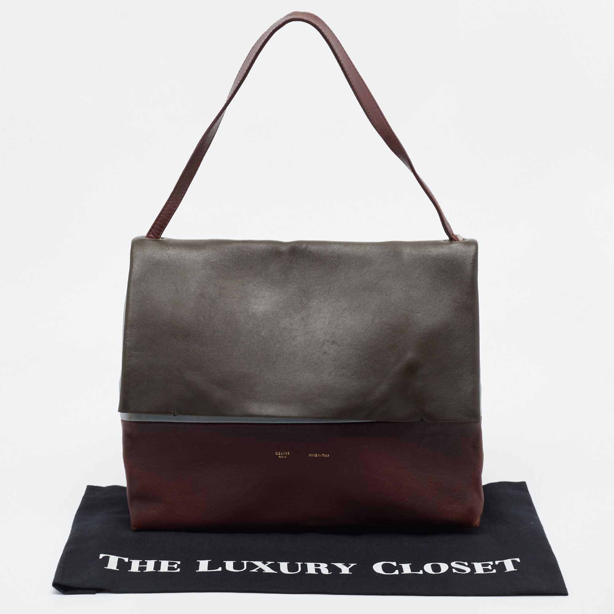 Celine Tri Color Leather All Soft Shoulder Bag 7