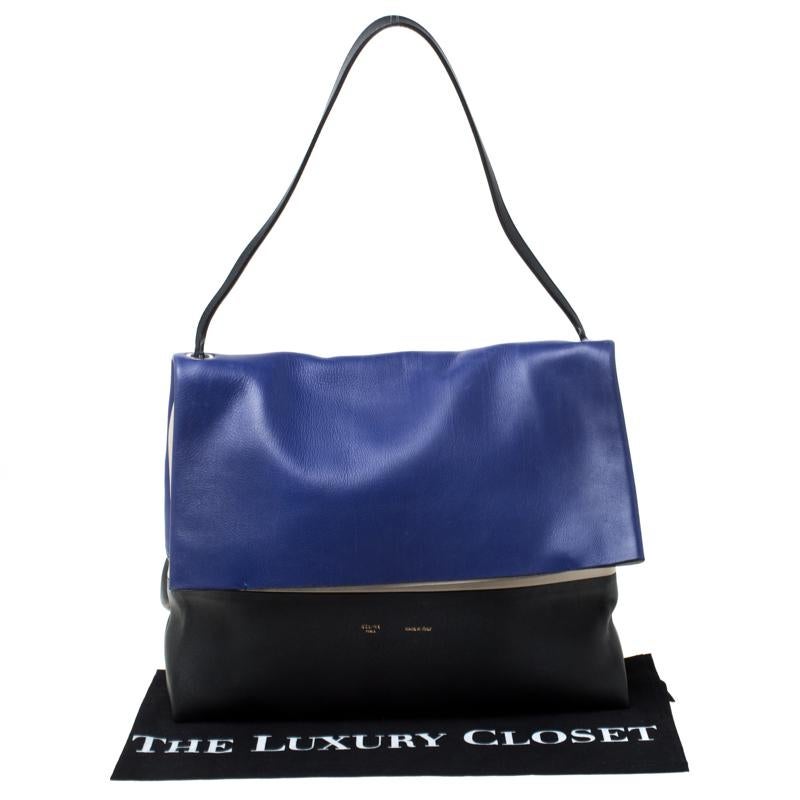 Celine Tri Color Leather All Soft Shoulder Bag 7