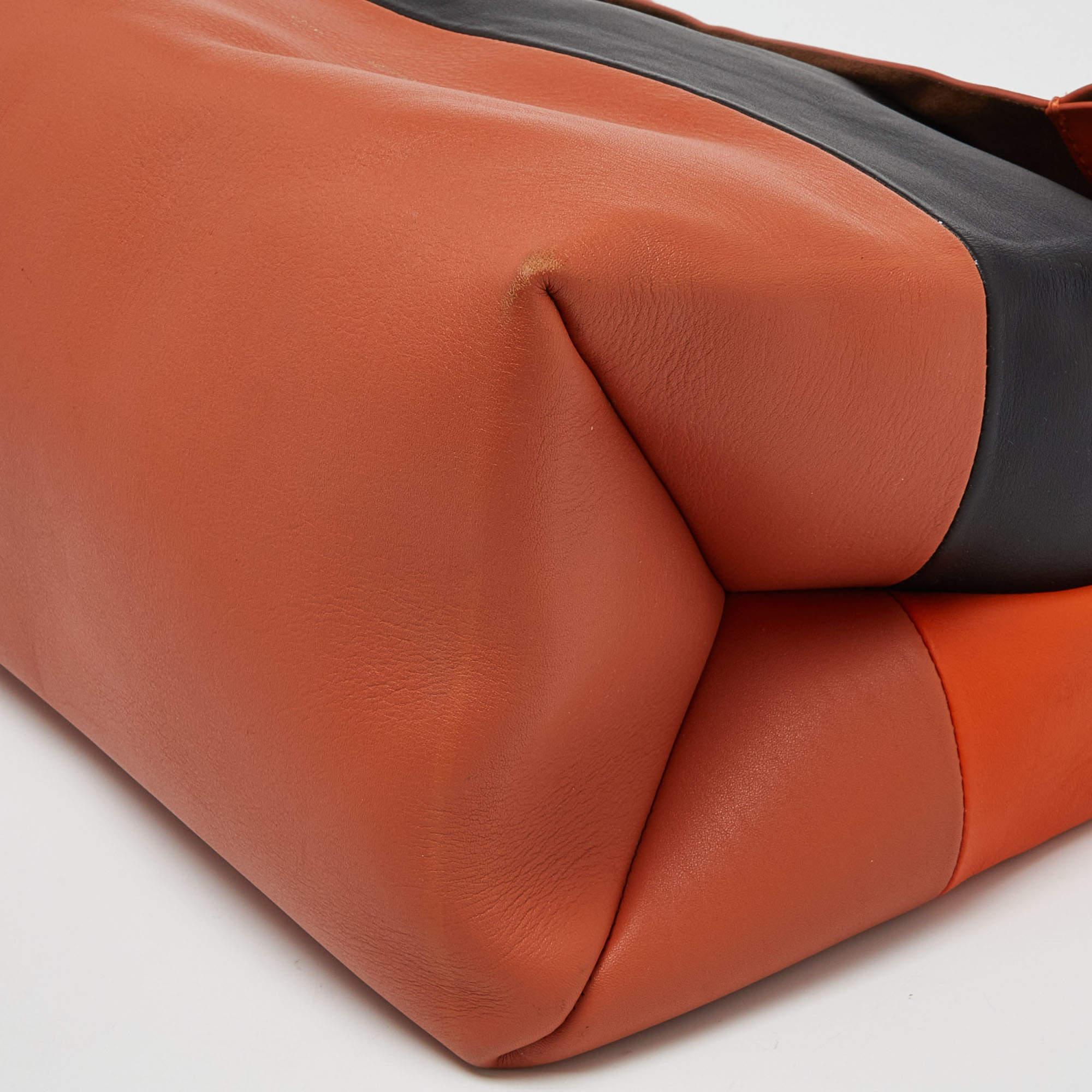 Celine Tri Color Leather All Soft Shoulder Bag In Good Condition In Dubai, Al Qouz 2