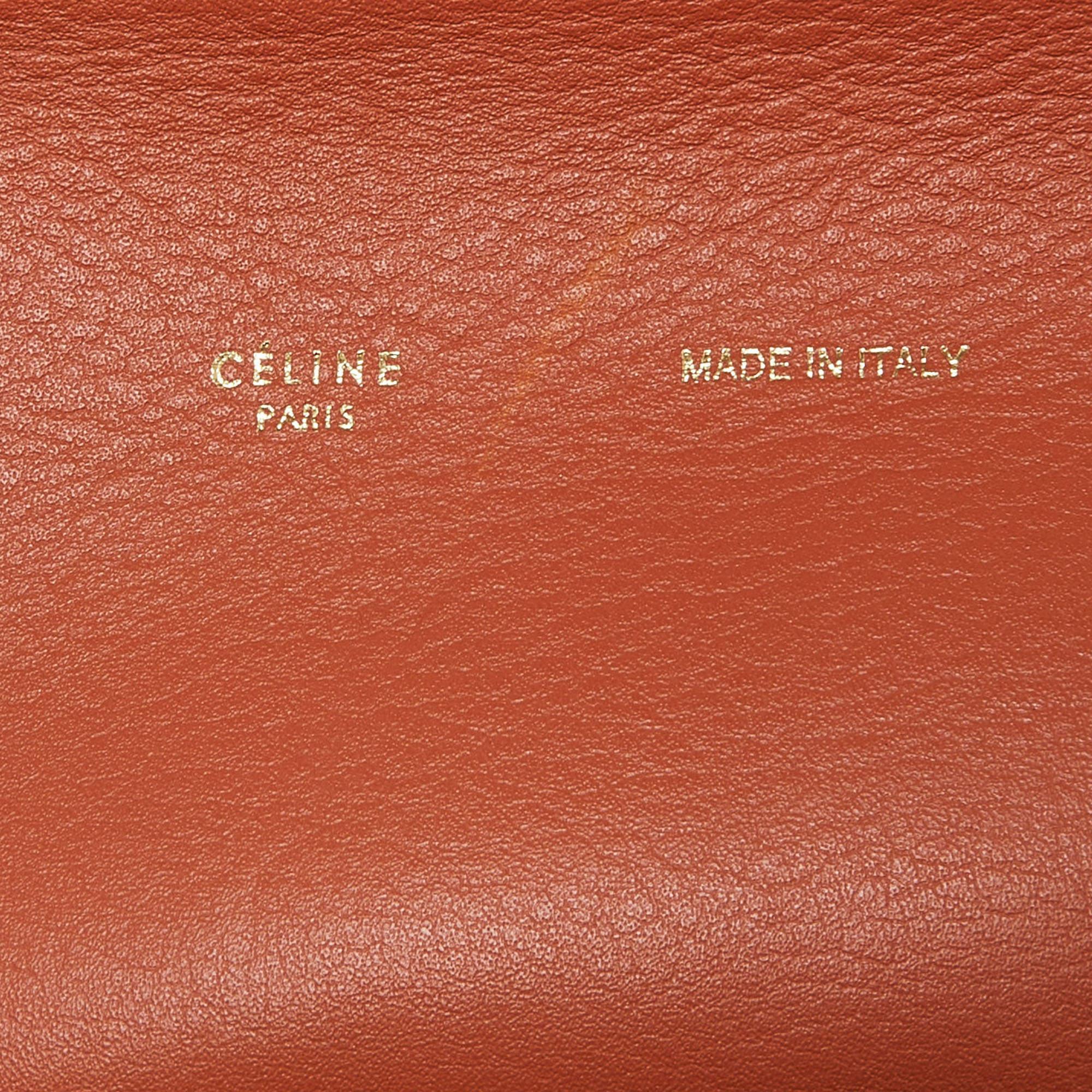 Celine Tri Color Leather All Soft Shoulder Bag For Sale 4