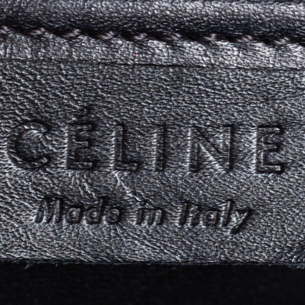 Celine Tri Color Leather and Nubuck Nano Luggage Tote 2