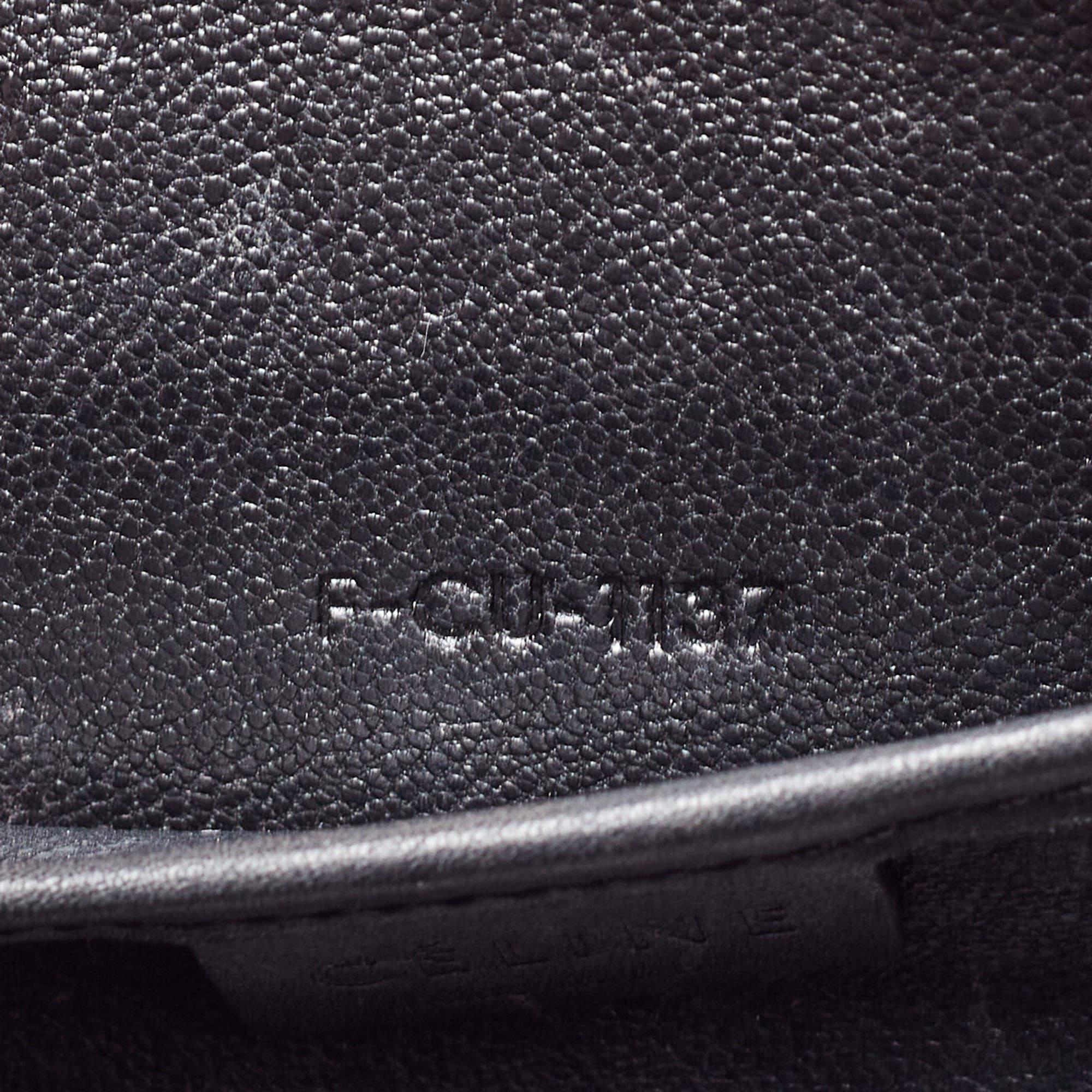 Celine Tri Color Leather and Nubuck Nano Luggage Tote For Sale 6