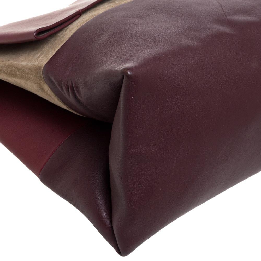 Celine Tri Color Leather And Suede All Soft Shoulder Bag 7