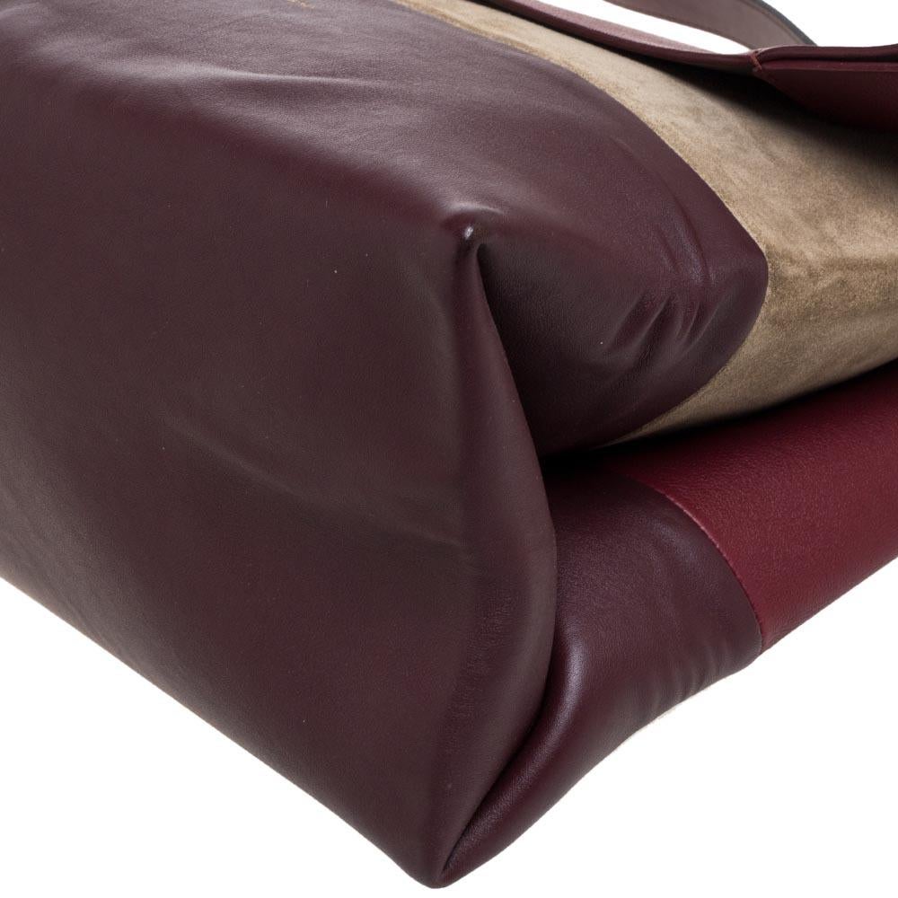 Celine Tri Color Leather And Suede All Soft Shoulder Bag 8