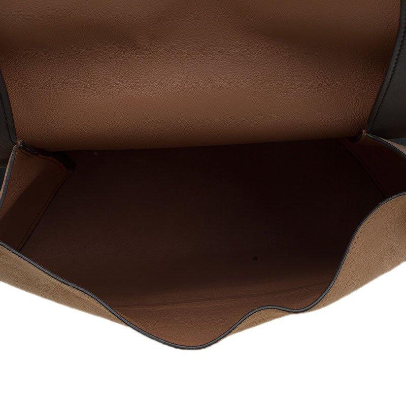 Celine Tri Color Leather and Suede All Soft Shoulder Bag 1