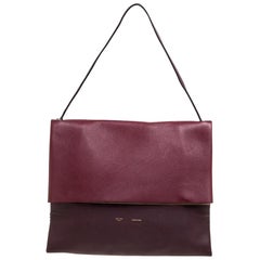 Celine Tri Color Leather And Suede All Soft Shoulder Bag
