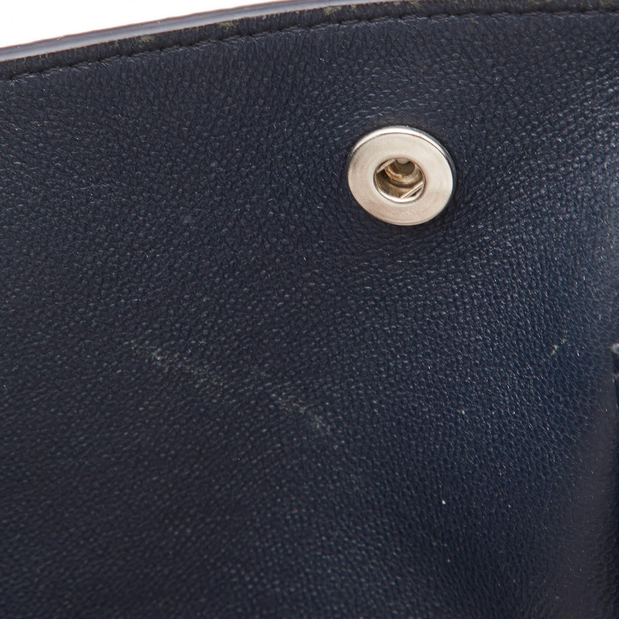 Celine Tri Color Leather and Suede Medium Trapeze Top Handle Bag 8