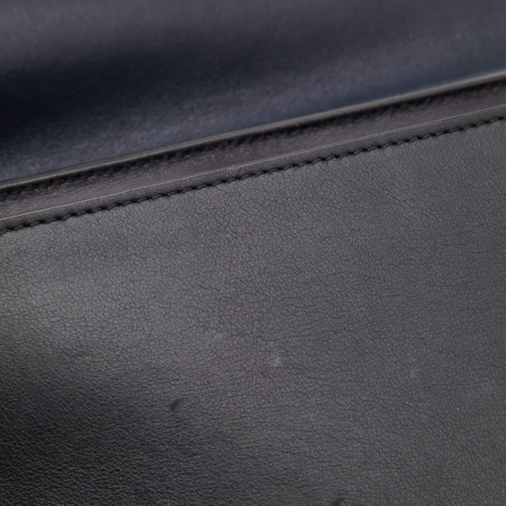 Celine Tri Color Leather and Suede Medium Trapeze Top Handle Bag 10