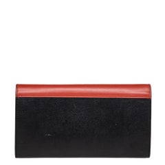 Envelope Clutch aus Leder, Celine Tri Color