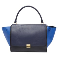 Celine Tri Color Leather Large Trapeze Tote