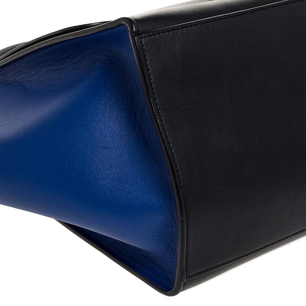 Celine Tri Color Leather Medium Trapeze Bag 1