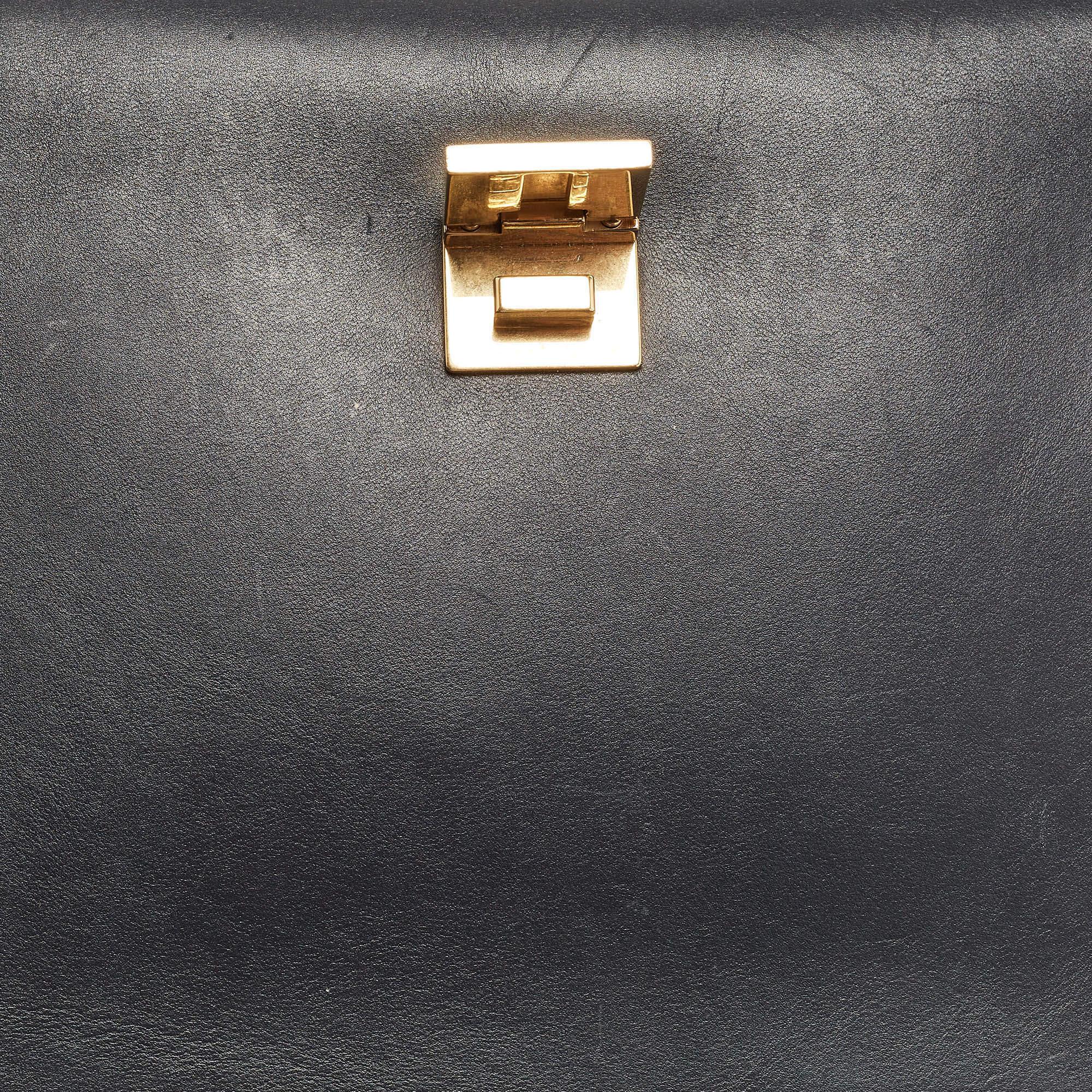 Celine Tri Color Leather Medium Trapeze Bag 3