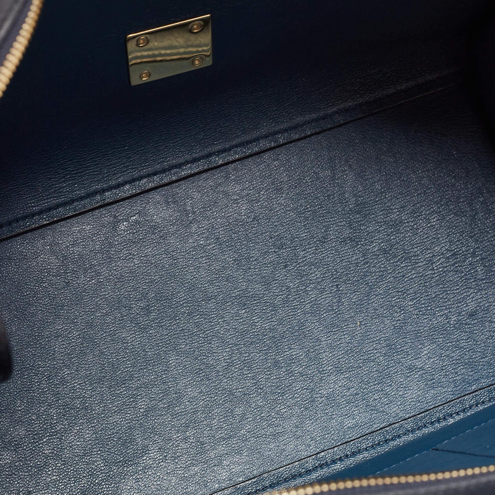 Celine Tri Color Leather Medium Trapeze Bag 4