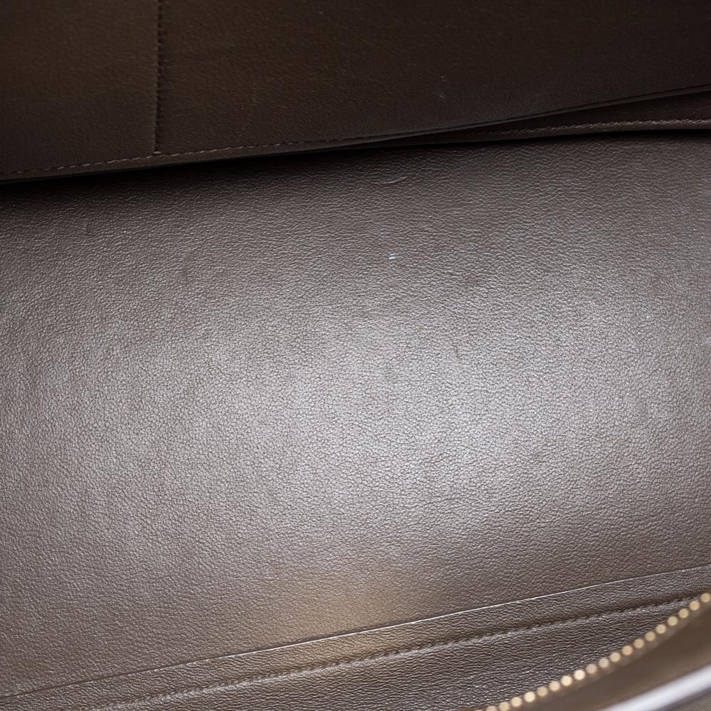 Celine Tri Color Leather Medium Trapeze Bag 4