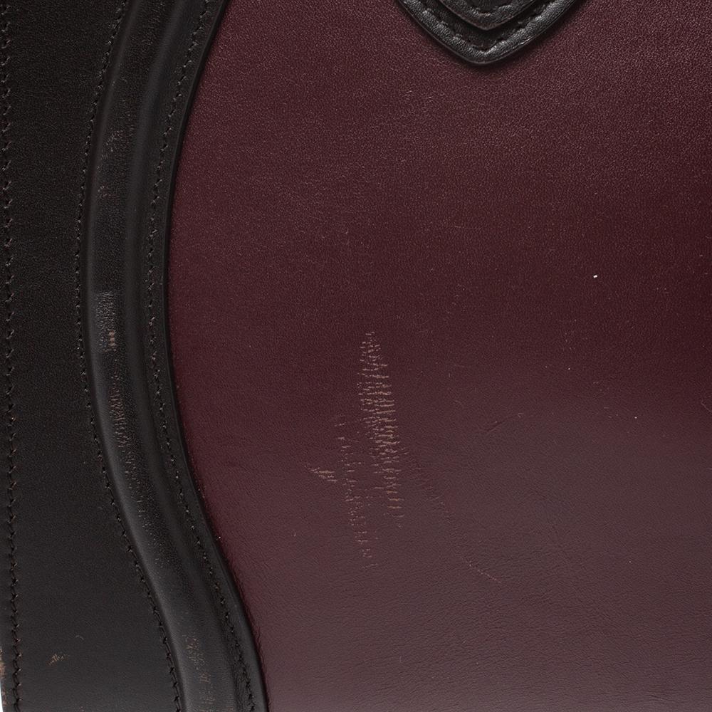 Women's Celine Tri Color Leather Micro Luggage Tote