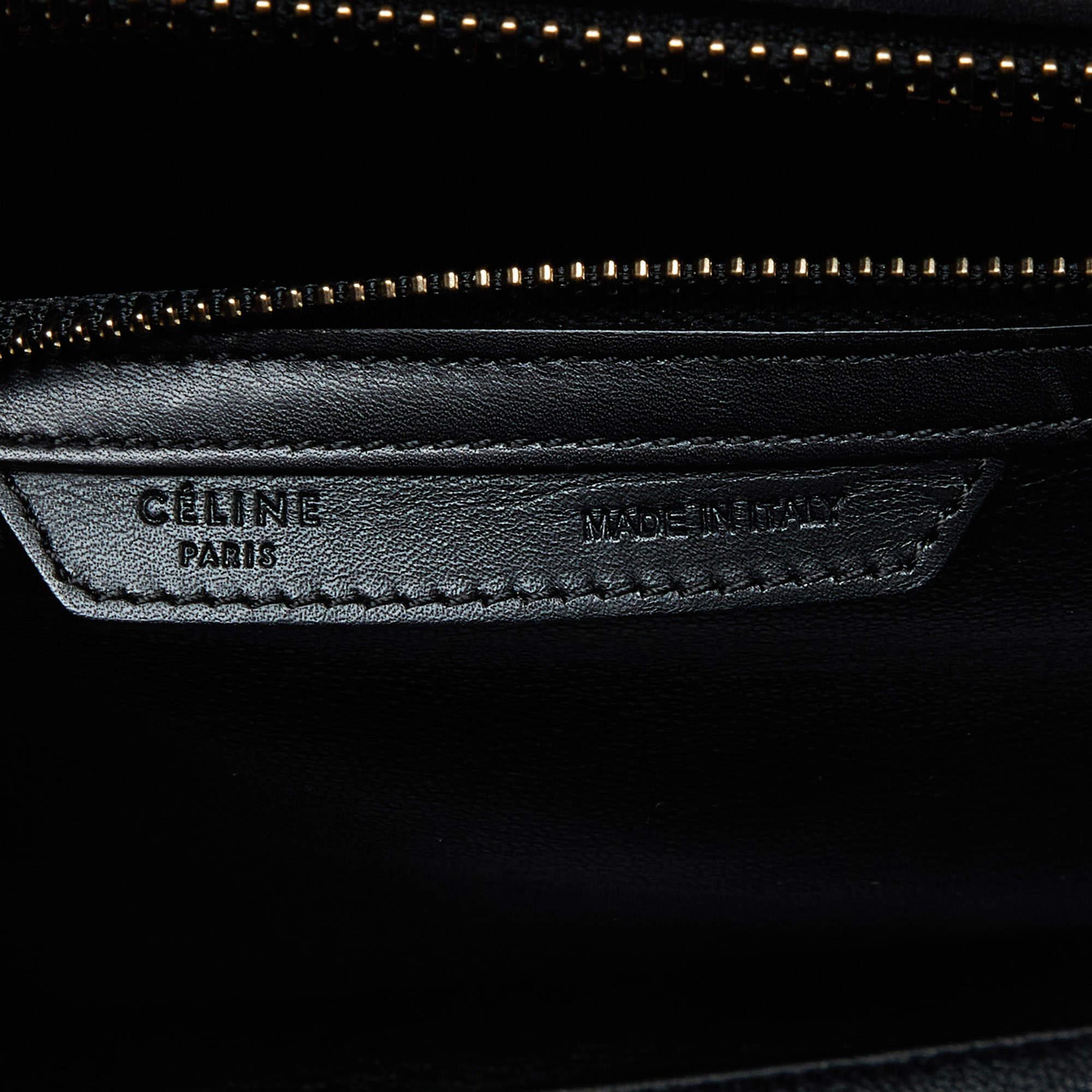 Celine Tri Color Leather Micro Luggage Tote 2