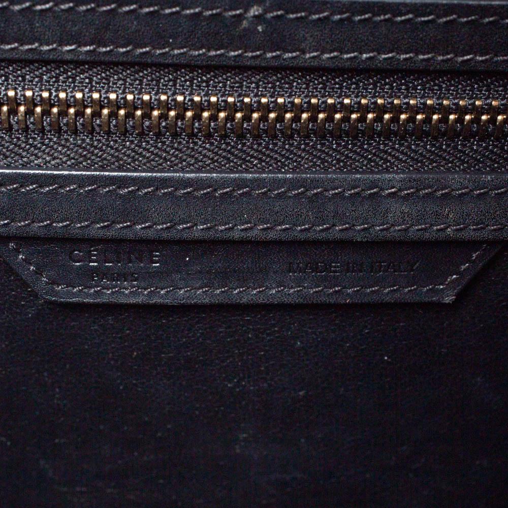 Celine Tri Color Leather Micro Luggage Tote 2