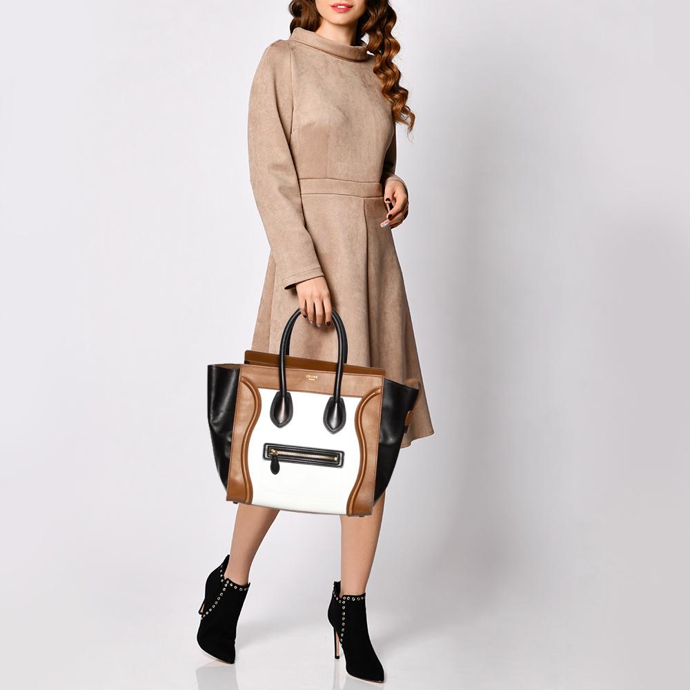 celine luggage tricolor