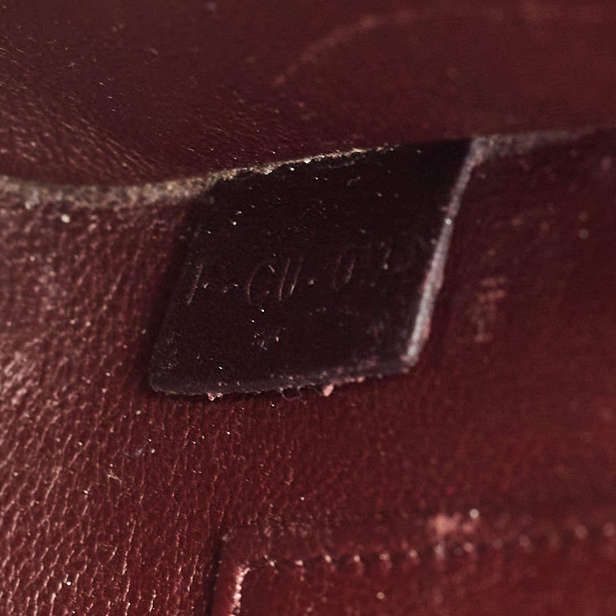 Celine Tri Color Leather Nano Luggage Tote en vente 11