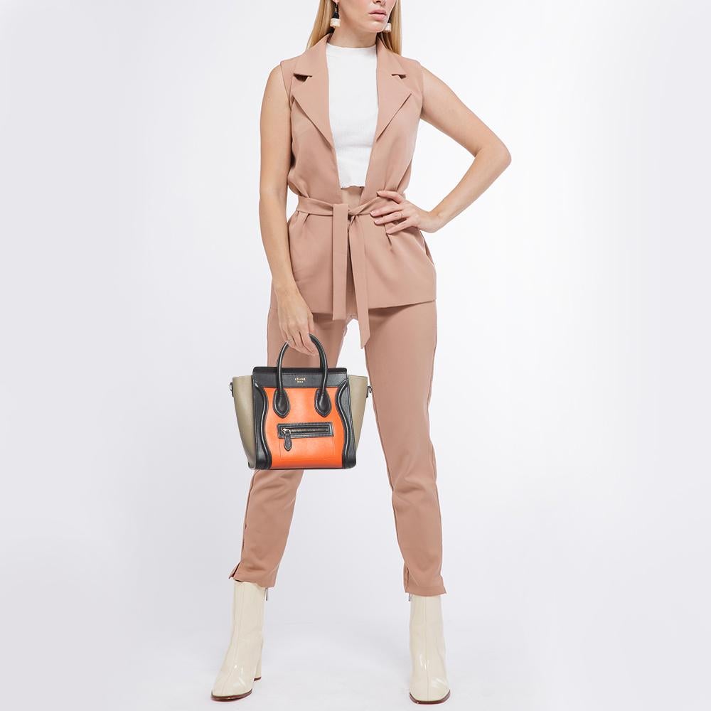 Elevate your style with this Celine Luggage tote. Merging form and function, this exquisite accessory epitomizes sophistication, ensuring you stand out with elegance and practicality by your side.