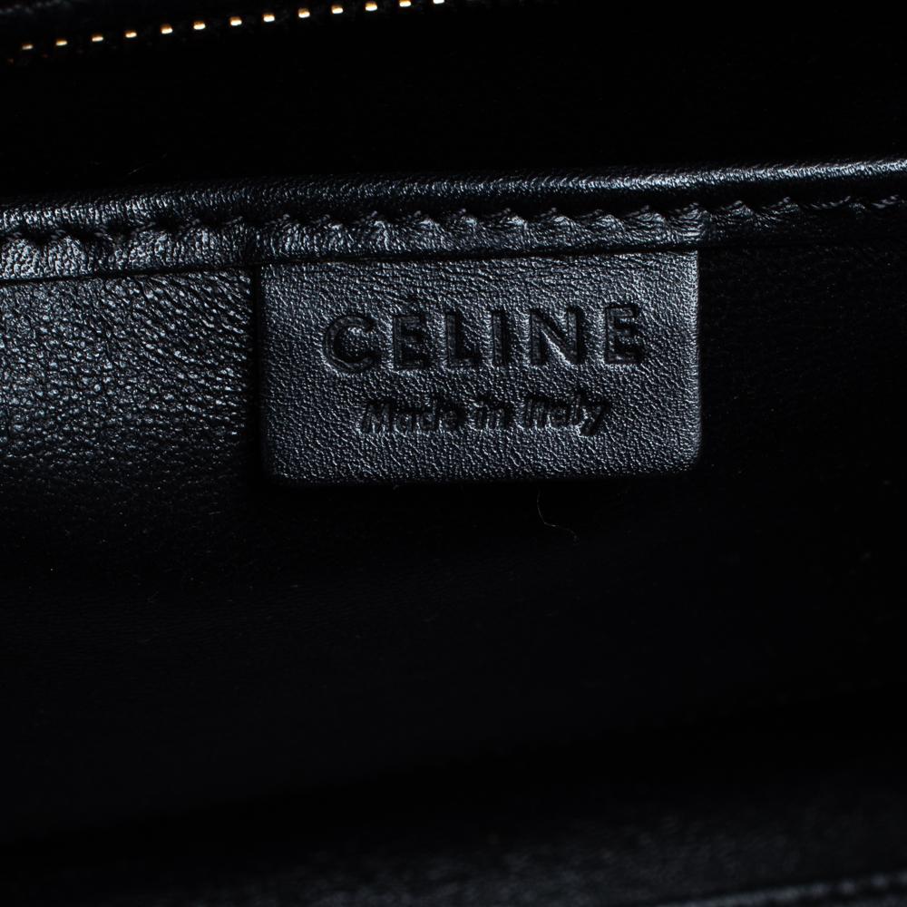 Women's Céline Tri Color Leather Nano Luggage Tote