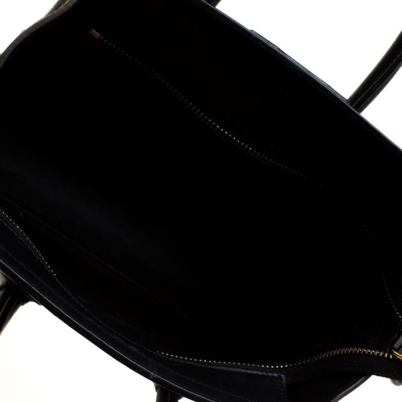 Celine Tri Color Leather Nano Luggage Tote 4