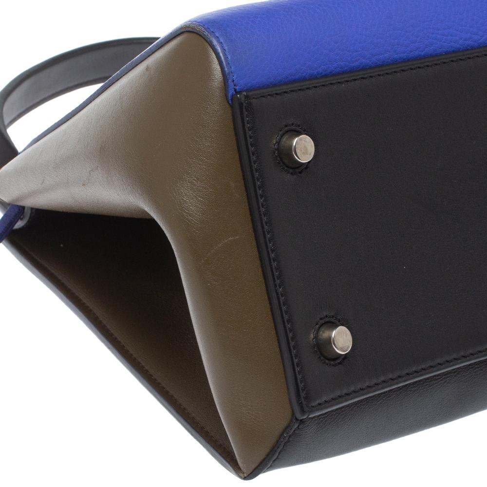 Céline Tri Color Leather Small Edge Bag 3