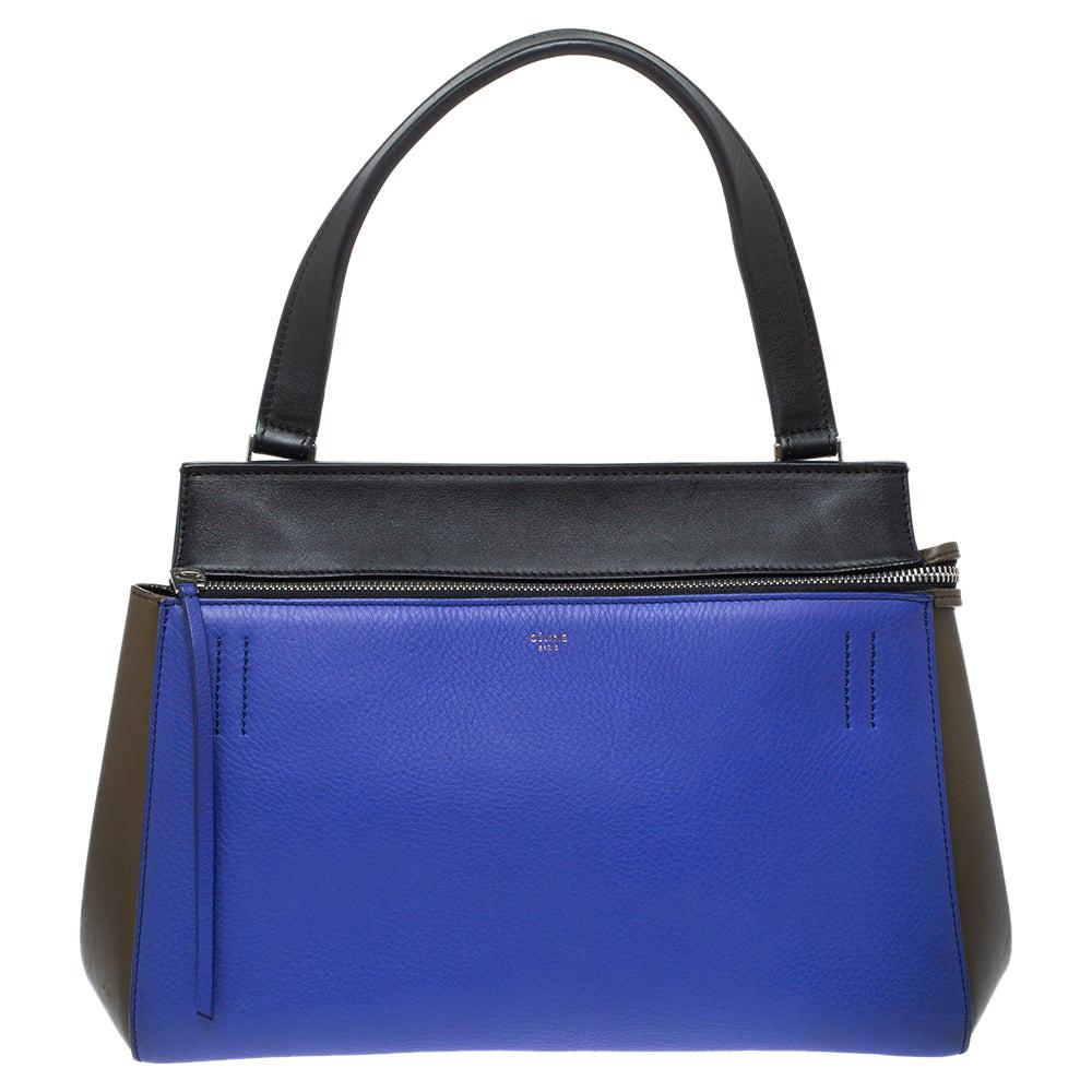 Céline Tri Color Leather Small Edge Bag