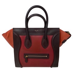 Celine Tri-Color Mini Luggage Bag