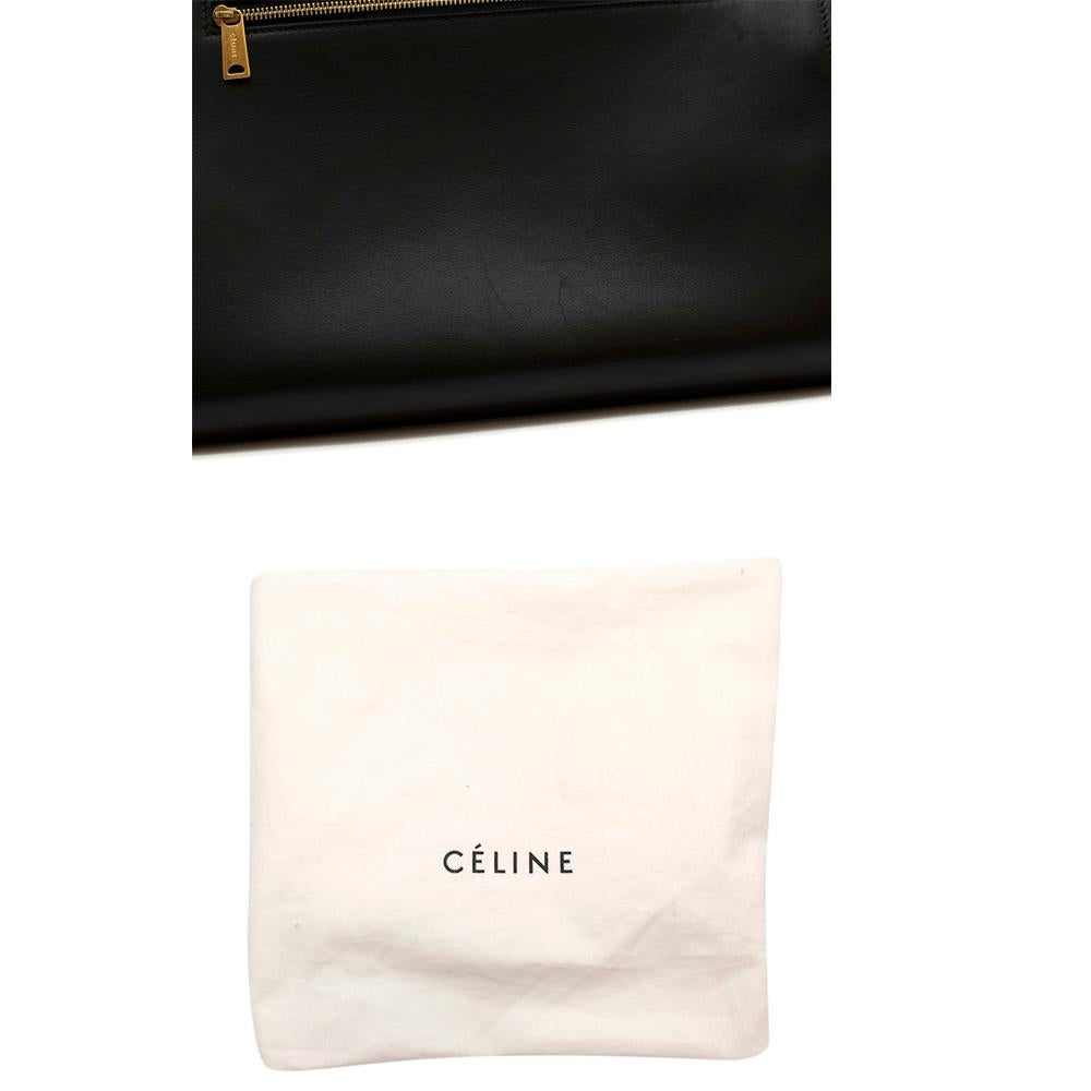 Celine Tri-Colour Calf Hair & Leather Trapeze Bag In Excellent Condition For Sale In London, GB