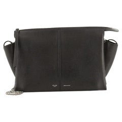 Celine Tri-Fold Clutch on Chain Smooth Leather