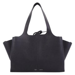 Celine Tri-Fold Shoulder Bag Grained Calfskin Medium