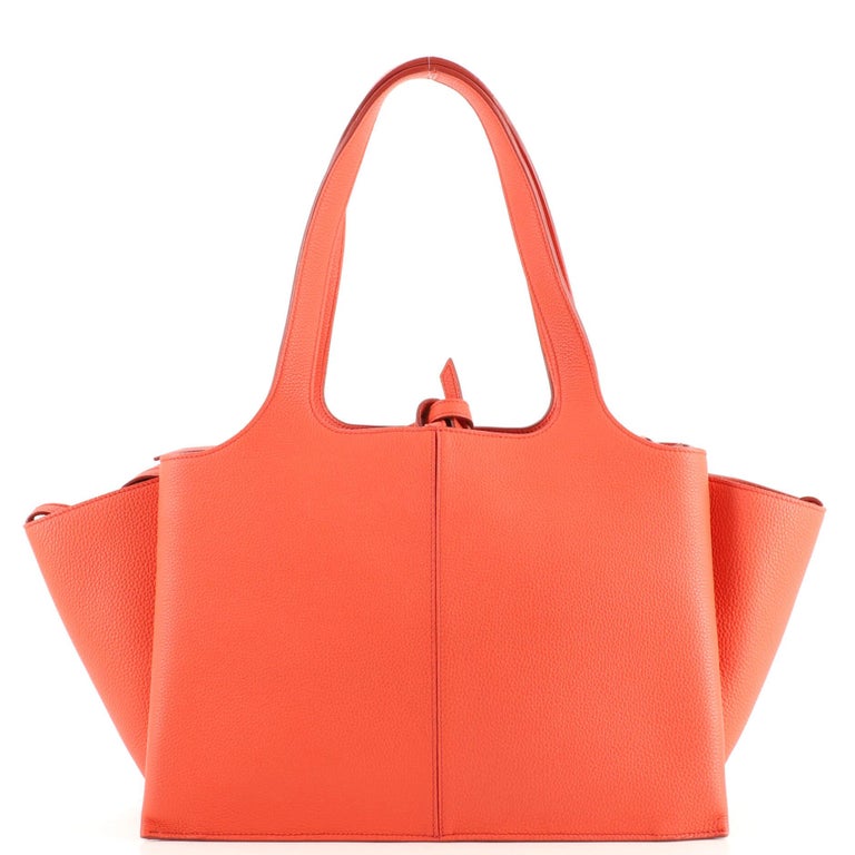 Celine TriFold Shoulder Bag Grained Calfskin Small For Sale at 1stDibs