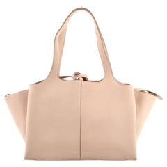 Celine Tri-Fold Shoulder Bag Grained Calfskin Small