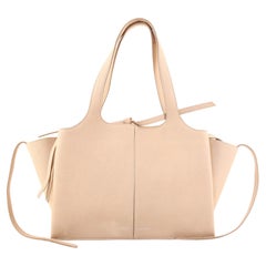 Celine Tri-Fold Shoulder Bag Grained Calfskin Small