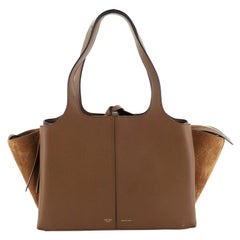 Celine  Tri-Fold Shoulder Bag Smooth Calfskin Small