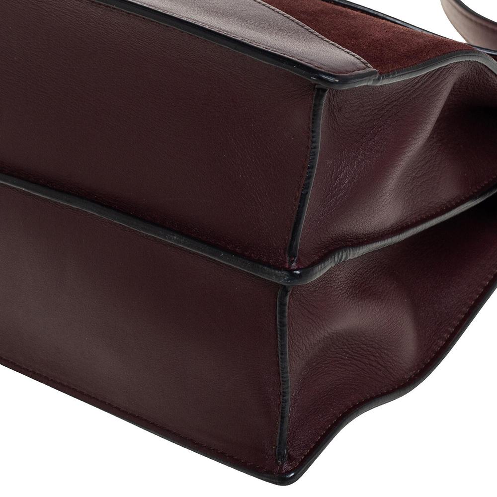 Celine Tricolor Leather and Calfhair Medium Diamond Shoulder Bag 5