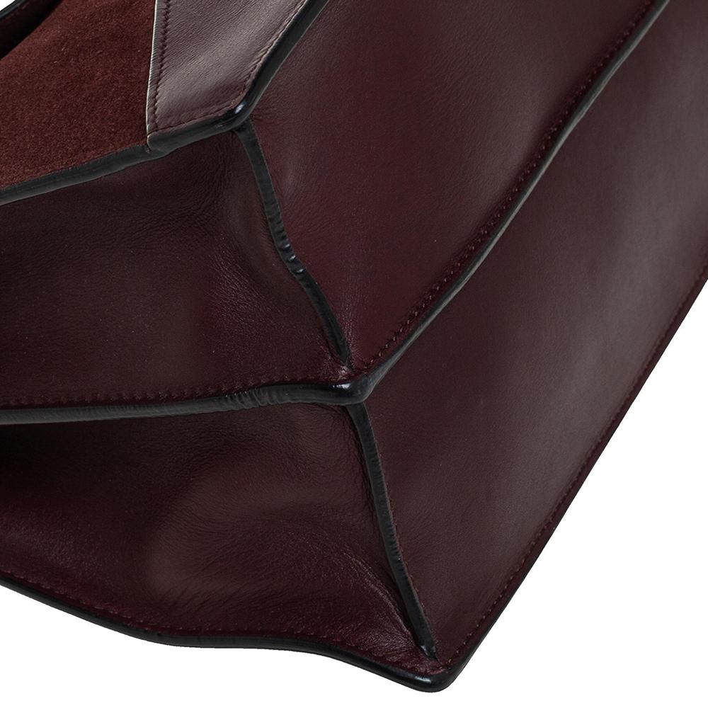 Celine Tricolor Leather and Calfhair Medium Diamond Shoulder Bag 1