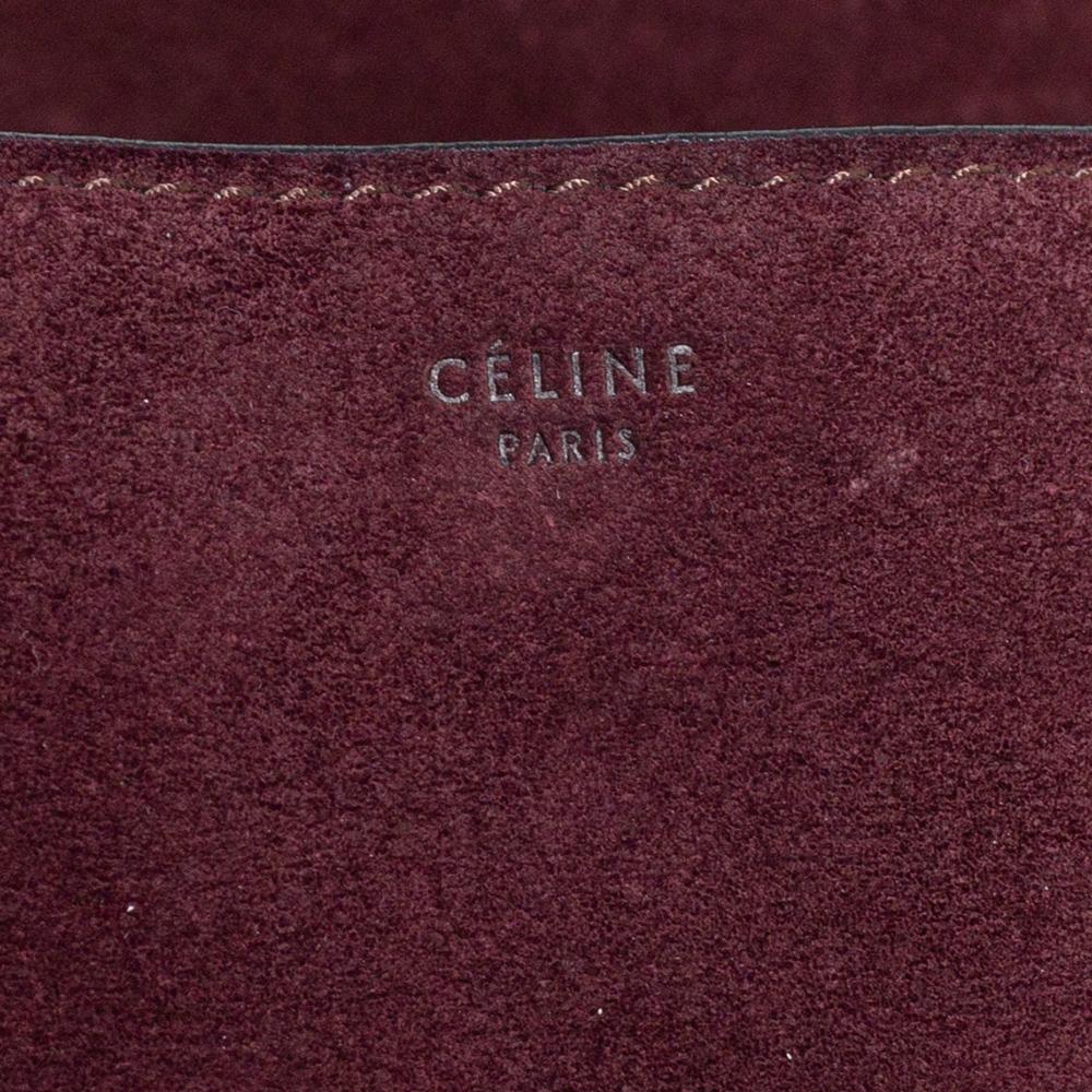 Celine Tricolor Leather and Calfhair Medium Diamond Shoulder Bag 2