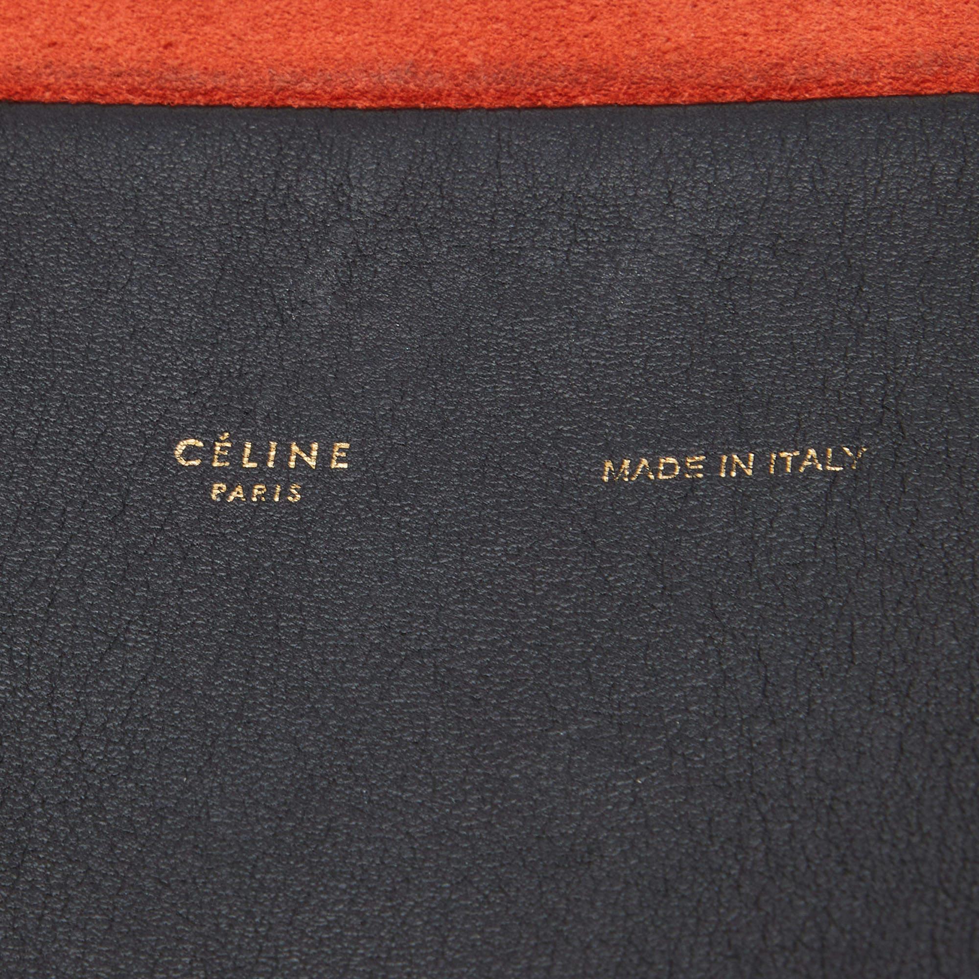Celine Tricolor Leather And Suede All Soft Shoulder Bag 11