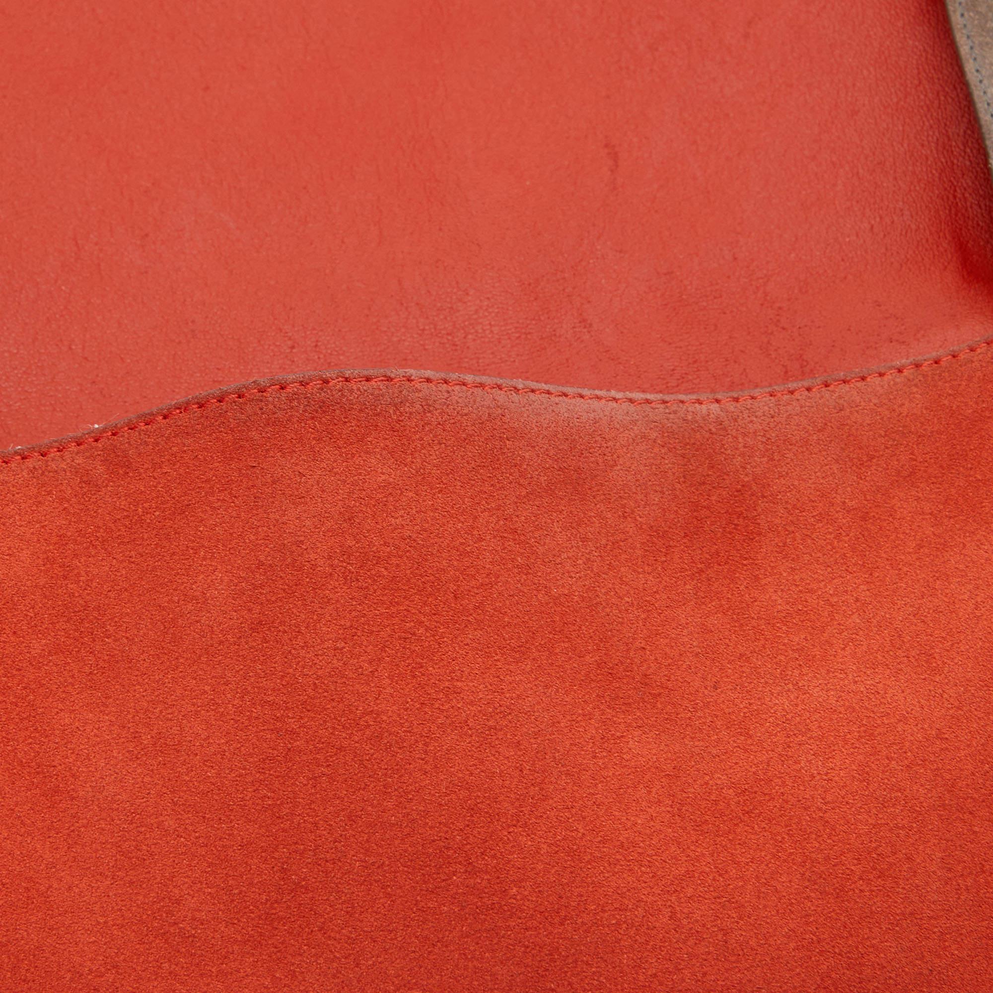 Celine Tricolor Leather And Suede All Soft Shoulder Bag 13