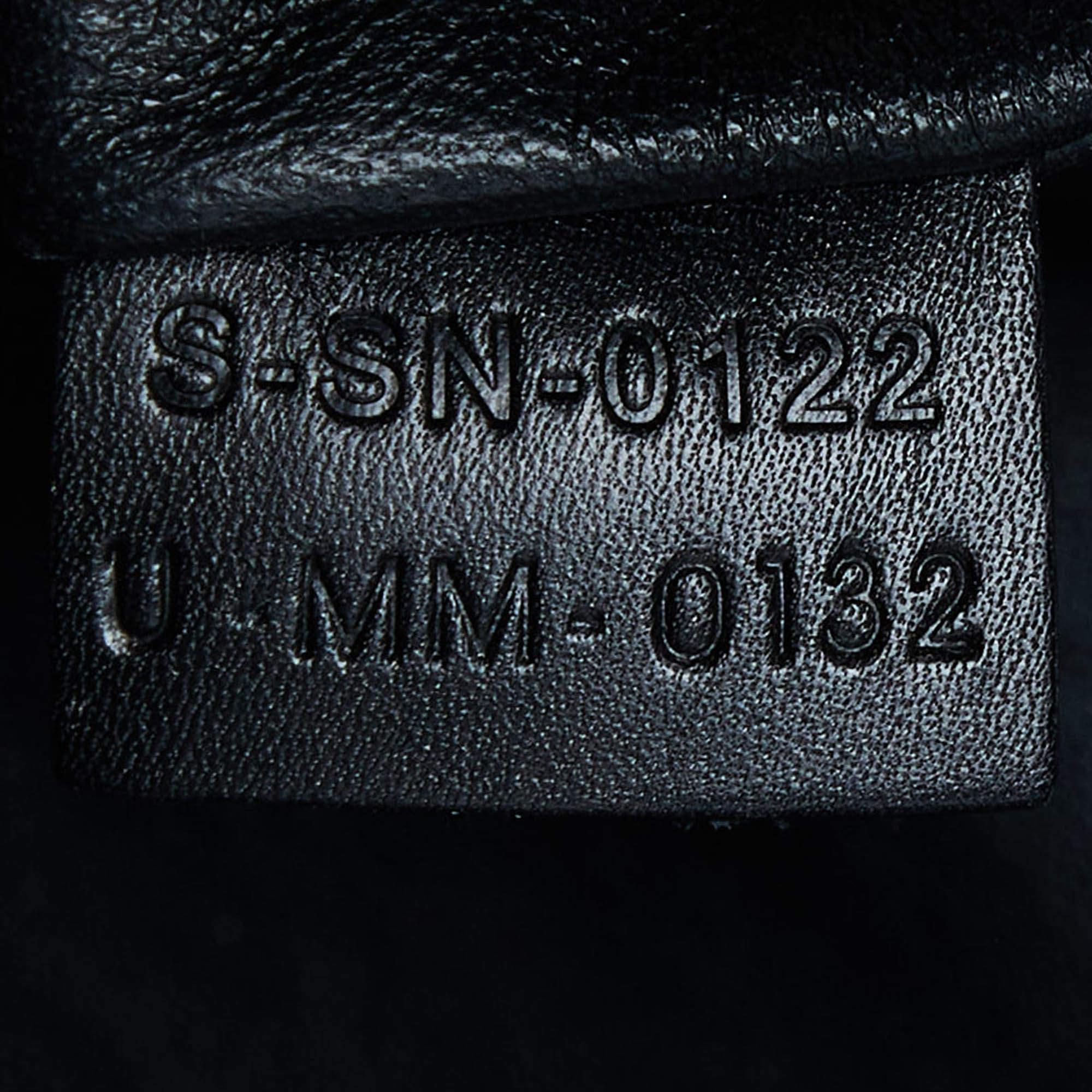 Celine Tricolor Leather and Suede Mini Luggage Tote 3