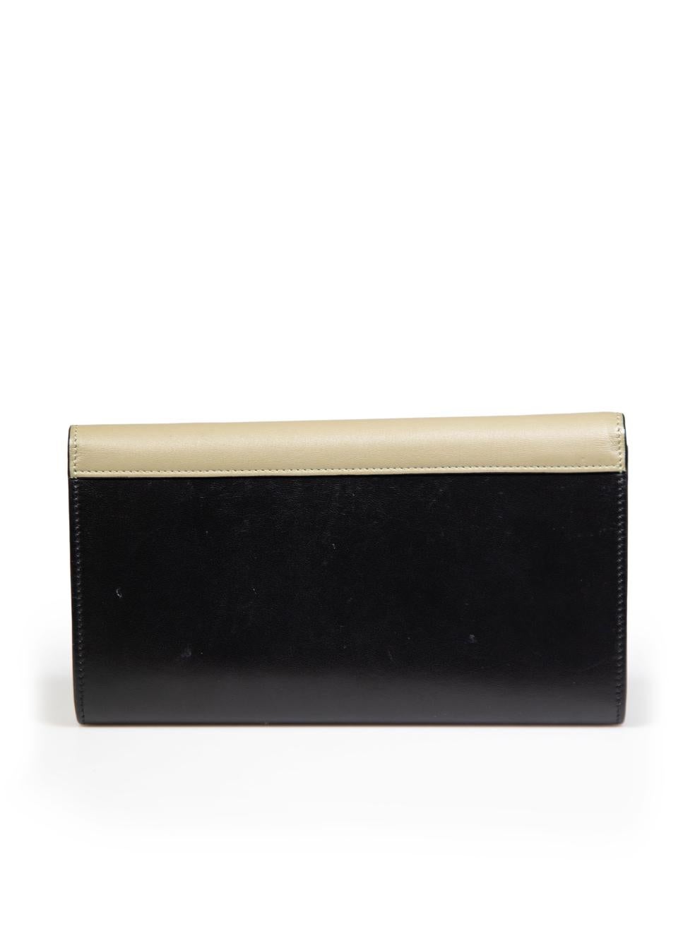 Céline Tricolor Leather Envelope Wallet In Excellent Condition For Sale In London, GB