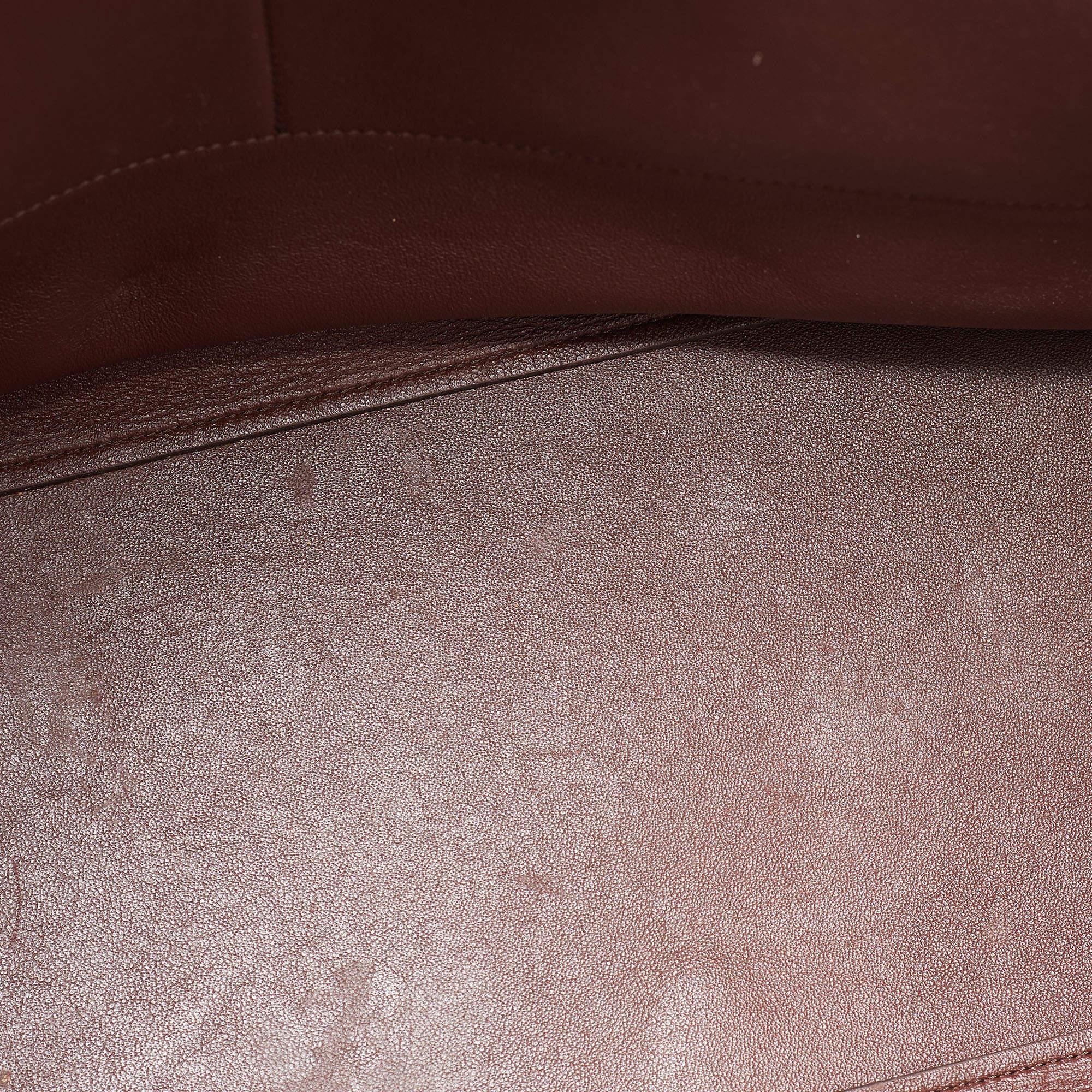 Celine Tricolor Leather Large Trapeze Top Handle Bag For Sale 6