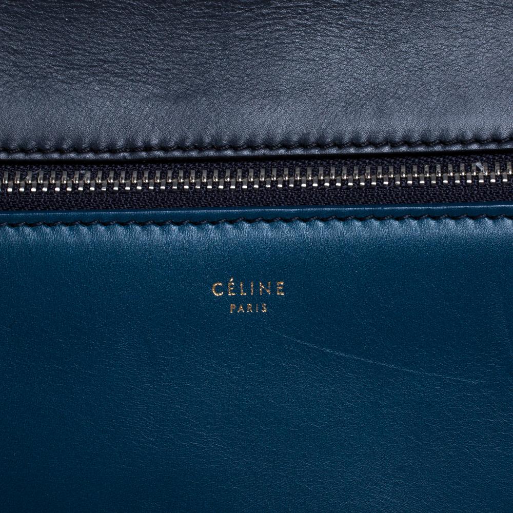 Celine Tricolor Leather Medium Edge Bag 5